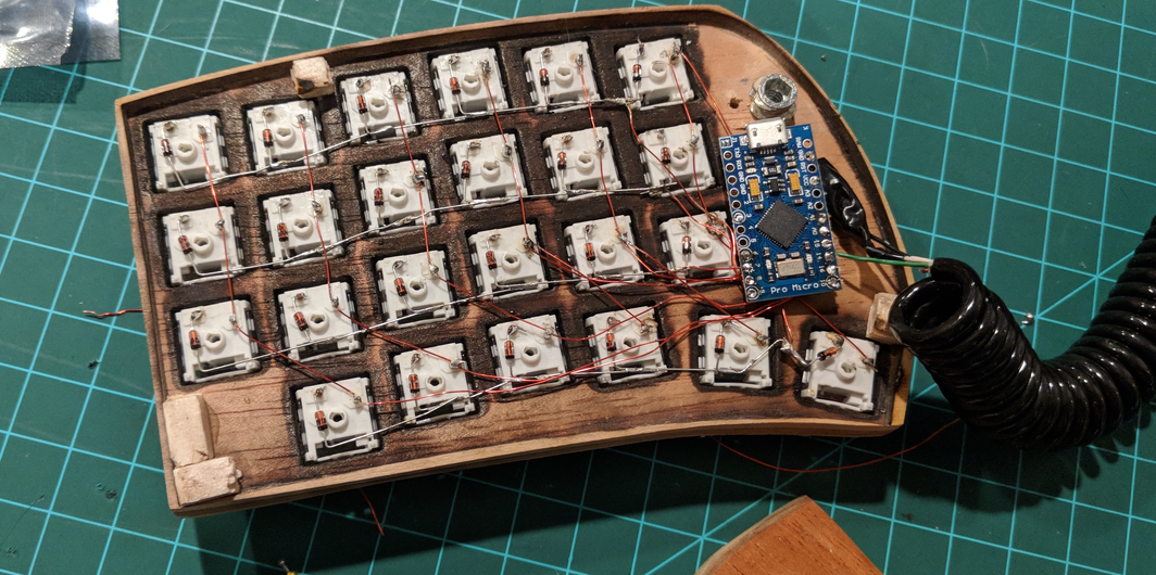 Second microcontroller has trimmed leads